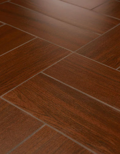 Carrelage en grès cérame - WOOD IMPRESSIONS : BRASILIAN CHERRY - Crossville - poli / d'intérieur / de sol