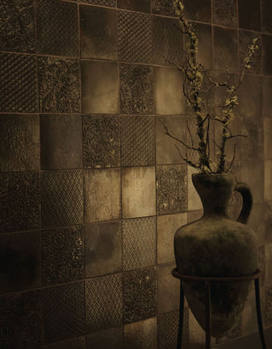 Carrelage en métal - MIXOLOGY BRONZE VARIGATED - Crossville - d'intérieur / de salle de bain / mural