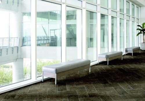 Carrelage en grès cérame - LIMESTONE - Crossville - vieilli / d'intérieur / de sol