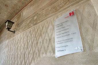 Plaque signalétique pour porte - PLEXI  - SEBERG - murale / en verre