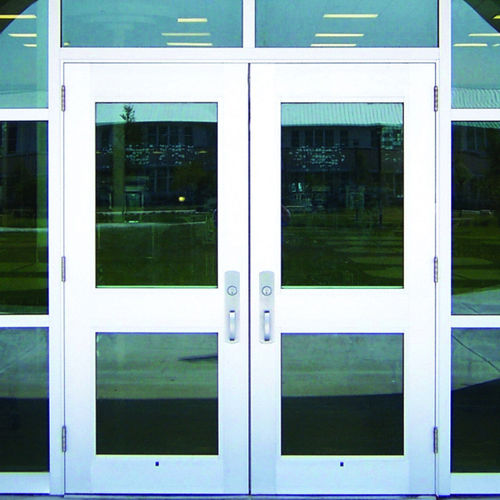 Porte d'entrée - SERIES D200 l SERIES D300 l SERIES D500 - EFCO - en aluminium / battante / vitrée
