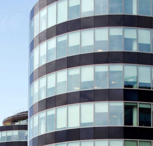Membrane textile en toile - SOLTIS OPAQUE B990 - Serge Ferrari ARCHITECTURE - en composite / pour façade / pour brise-soleil