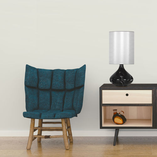 Lampe de table - Flavia Mármol - Home Switch Home - Thawaru - en métal / en soie / en marbre