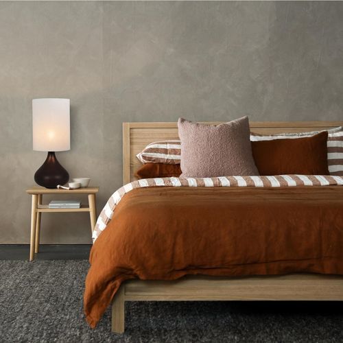 Lampe de table - Flavia  - Home Switch Home - Thawaru - en tissu / en bois / contemporaine