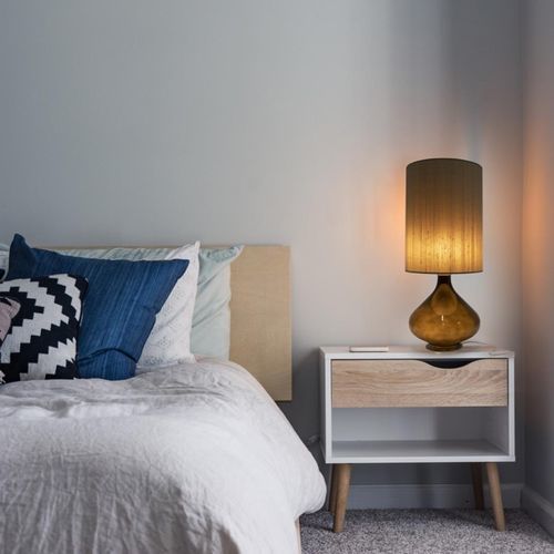Lampe de table - Flavia - Home Switch Home - Thawaru - en verre / en tissu / contemporaine
