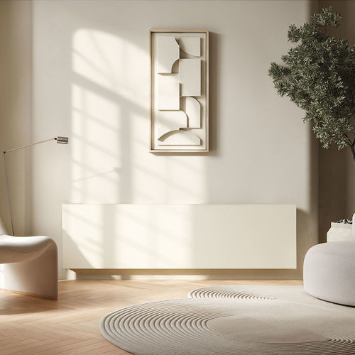Convecteur à eau chaude - LINEA PLUS HYBRID - JAGA - moderne / en métal / blanc