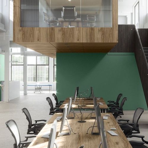 Panneau décoratif d'ameublement - INNOVUS MF FIRE X - SONAE ARAUCO - mural / pour agencement intérieur / à grande résistance