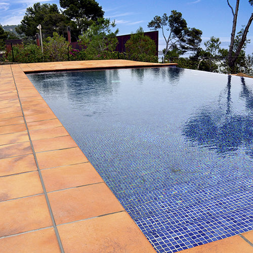 Margelle de piscine en céramique - ANTICA - TERRAKLINKER - GRES DE BREDA - en clinker / antidérapante / d'angle