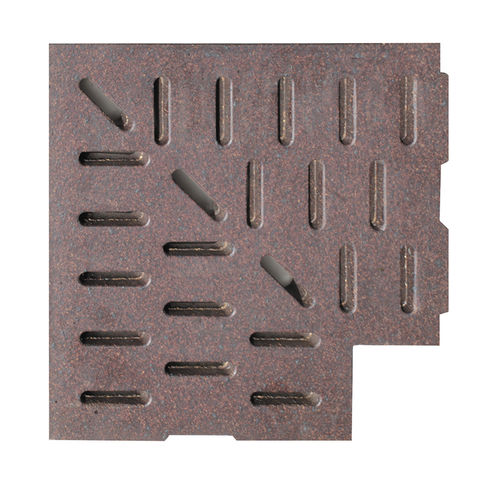 Grille de débordement en céramique - LAVA - TERRAKLINKER - GRES DE BREDA - pour piscine