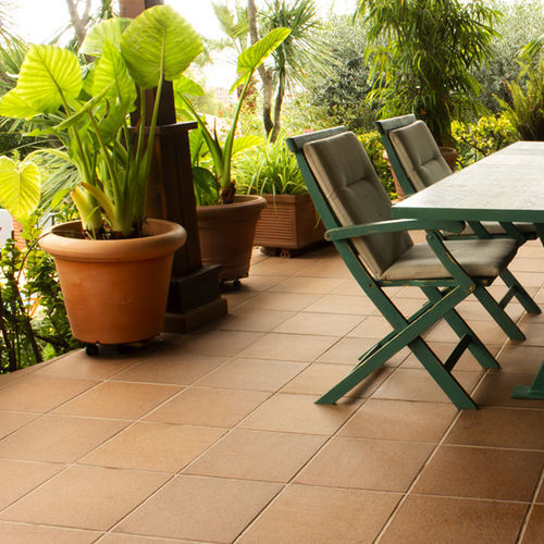 Carrelage en grès - NATURAL - TERRAKLINKER - GRES DE BREDA - d'extérieur / de jardin / pour plage de piscine