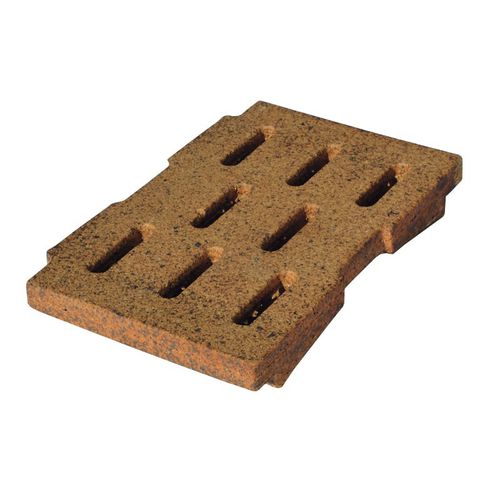 Grille de débordement en céramique - NATURAL - TERRAKLINKER - GRES DE BREDA - pour piscine