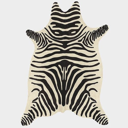 Tapis contemporain - COW 05 - TISCA ITALIA - à motif animalier / en cuir / en peau de vache