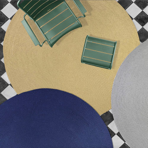 Tapis contemporain - BELBO - TISCA ITALIA - uni / en PP / rond