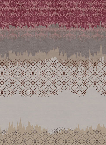 Tapis contemporain - H-LORAN - TISCA ITALIA - à motif / en laine / en viscose