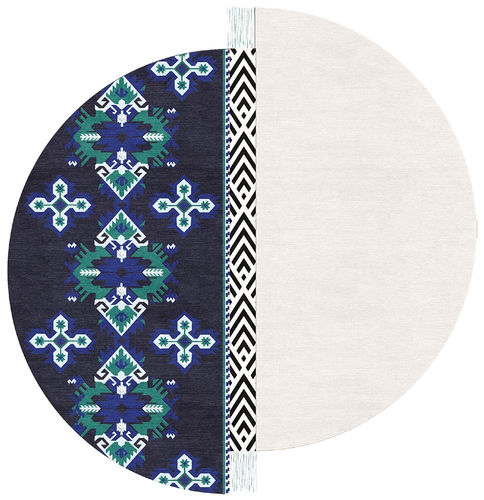Tapis contemporain - H-RETRO MIRROR - TISCA ITALIA - à motif / en laine / en viscose