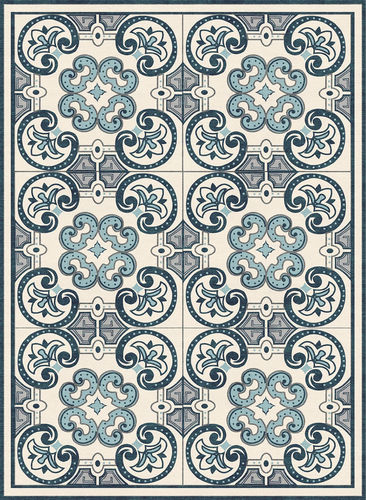 Tapis contemporain - H-TILES - TISCA ITALIA - à motif / en laine / en viscose