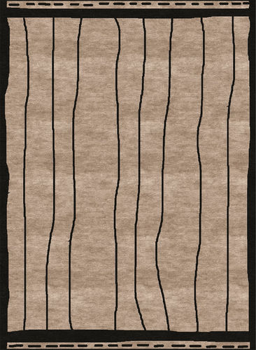 Tapis contemporain - H-TRACE - TISCA ITALIA - à rayures / en laine / en viscose