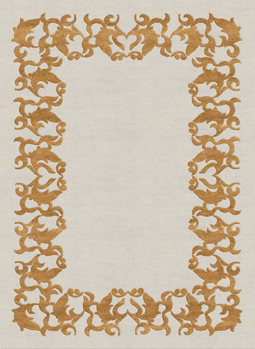 Tapis contemporain - S-LACE - TISCA ITALIA - à fleurs / en laine / en viscose
