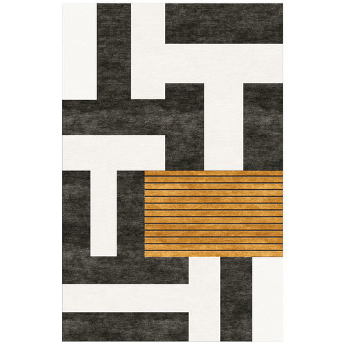 Tapis contemporain - CHUNKY 19 - TISCA ITALIA - à rayures / en coton / en laine de Nouvelle Zélande