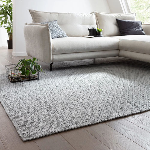 Tapis contemporain - Rhomb - TISCA ITALIA - géométrique / en laine de Nouvelle Zélande / carré