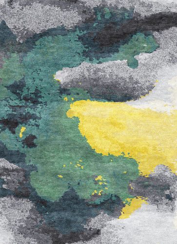Tapis contemporain - H-WASHED - TISCA ITALIA - à motif / en laine / en viscose