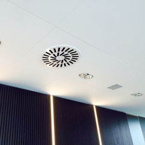 Diffuseur d'air de plafond - WT500 - GRADA International - rond / pour le soufflage et la reprise d'air