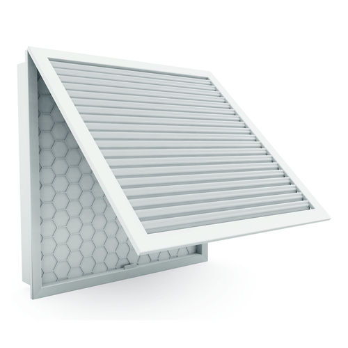 Grille de ventilation en aluminium - AH700 - GRADA International - carrée / d'extérieur / d'intérieur