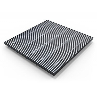Diffuseur d'air de sol - AV500 - GRADA International - carré / modulaire / pour le soufflage et la reprise d'air