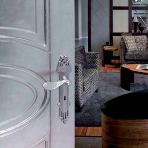 Poignée pour porte - ART DÉCO - Ewins - en métal / de style