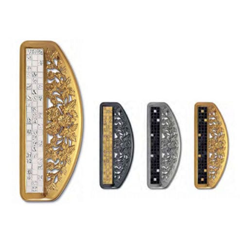 Poignée pour porte - LINEA MOSAICO - Ewins - en laiton / de style