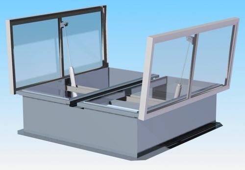 Trappe de désenfumage aluminium - MCR PROLIGHT - Mercor