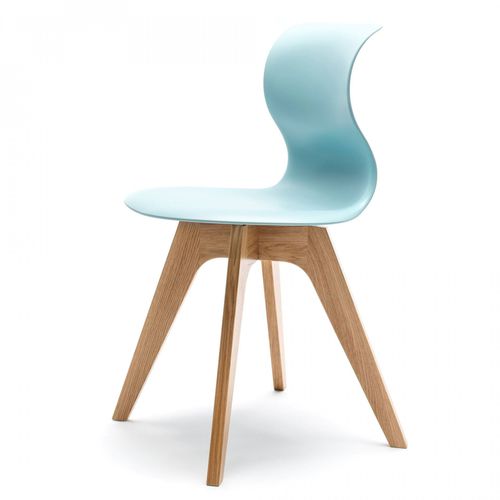 Chaise contemporaine - PRO  - Flötotto Einrichtungssysteme GmbH - d'intérieur / en chêne naturel / en polypropylène