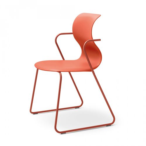 Chaise contemporaine - PRO - Flötotto Einrichtungssysteme GmbH - d'intérieur / en métal chromé / en polypropylène