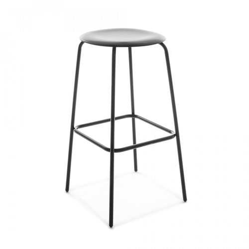 Tabouret de bar contemporain - PRO - Flötotto Einrichtungssysteme GmbH - en polypropylène / avec piètement en métal chromé / 4 pieds