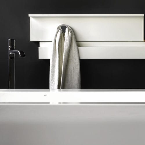 Patère contemporaine - RIFT - TUBES - en chrome / individuelle / de salle de bain