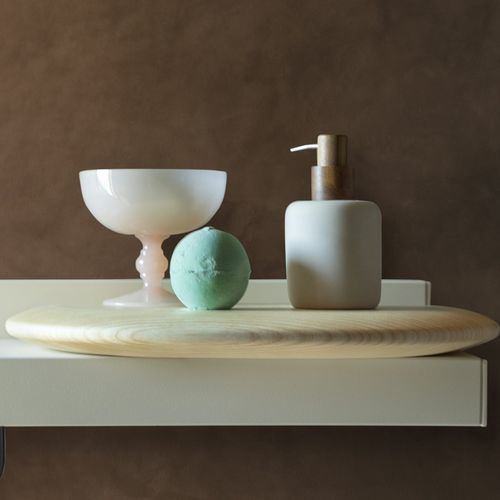 Étagère contemporaine - RIFT/REVERSE - TUBES - en bois / de salle de bain / marron