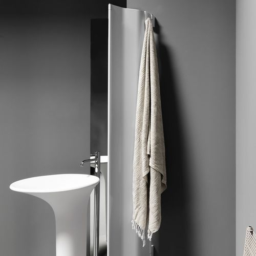 Patère contemporaine - ORIGAMI - TUBES - en chrome / individuelle / de salle de bain