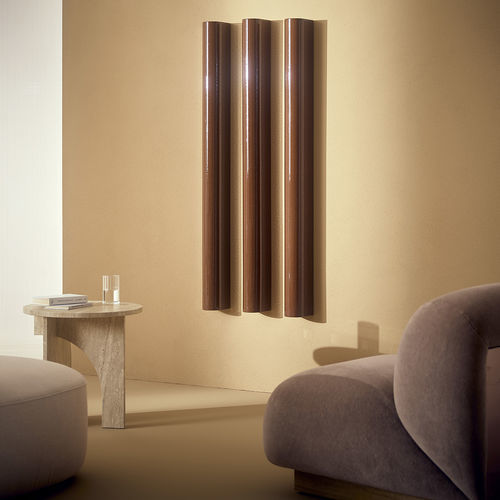 Radiateur électrique - TERRE - TUBES - design / aluminium / en terracotta