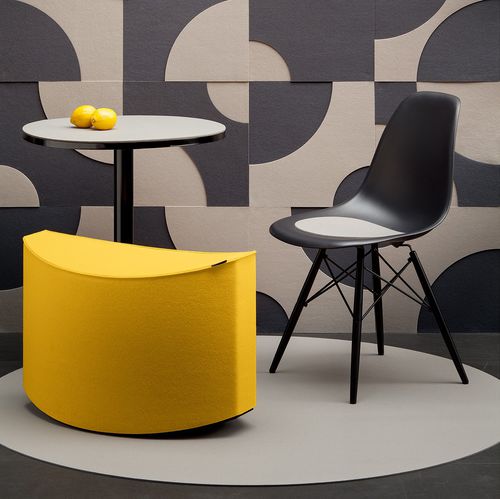 Pouf contemporain - Enno - Hey Sign - en laine / en feutre / autres formes