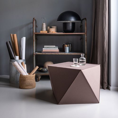 Table d'appoint contemporaine - Diamond - Hey Sign - en laine / en feutre / avec piètement en feutre