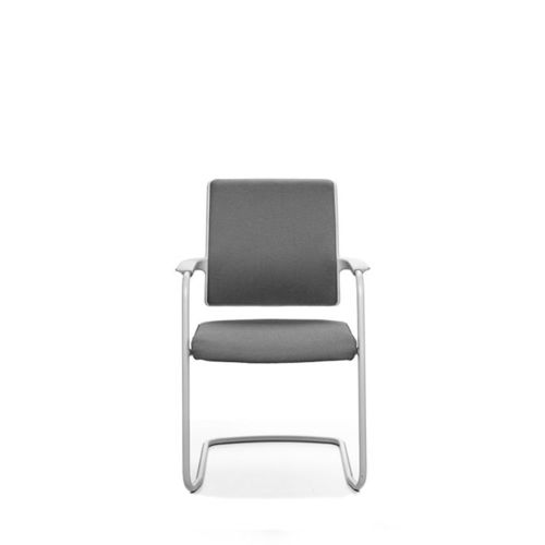 Chaise visiteur contemporaine - JOYCEIS3  - Interstuhl Büromöbel GmbH & Co. KG - d'intérieur / en tissu / avec piètement en métal