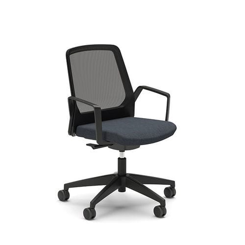 Fauteuil de bureau contemporain - BUDDYIS3  - Interstuhl Büromöbel GmbH & Co. KG - en maille / en polyamide / tapissé