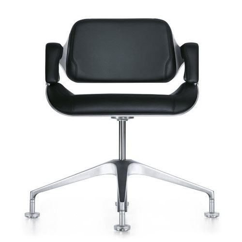 Chaise visiteur contemporaine - SILVER - Interstuhl Büromöbel GmbH & Co. KG - d'intérieur / en tissu / en simili cuir