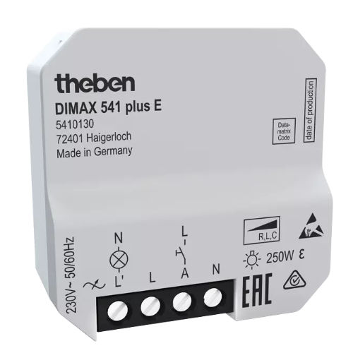 Variateur de lumière sur rail DIN - DIMAX 541 PLUS E - Theben AG