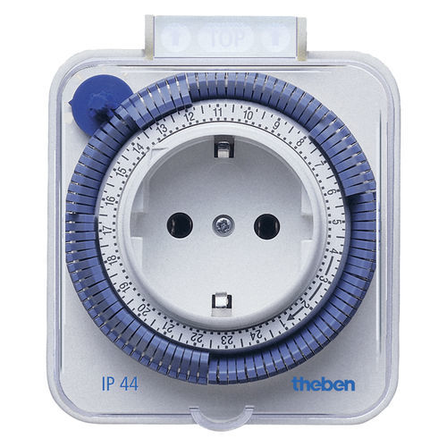 Temporisateur analogique - 26 IP 44 - Theben AG - d'éclairage / enfichable / programmable
