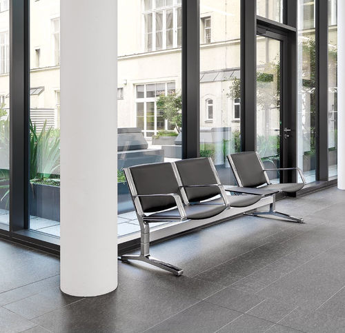 Sièges sur poutre en acier - 8000 - Kusch & Co - en aluminium / en acier à revêtement par poudre / en tissu ignifuge