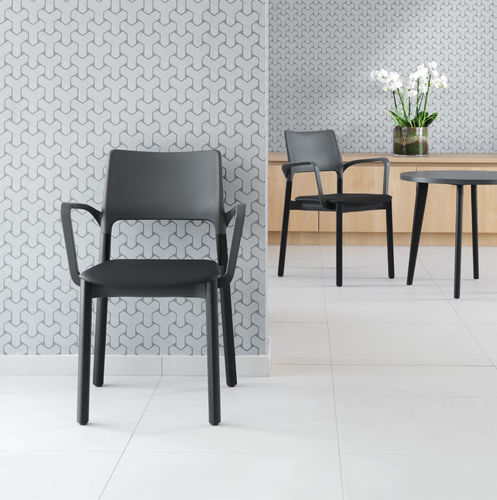 Chaise visiteur contemporaine - Arn  - Kusch & Co - d'intérieur / d'extérieur / en tissu ignifuge