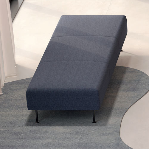 Banquette contemporaine - Creva  - Kusch & Co - en tissu / avec piètement en métal / pour restaurant