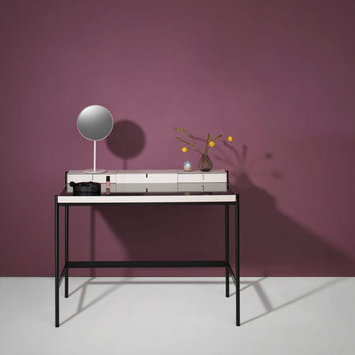 Table contemporaine - PS 20 - Müller - en chrome / en verre / en cristal