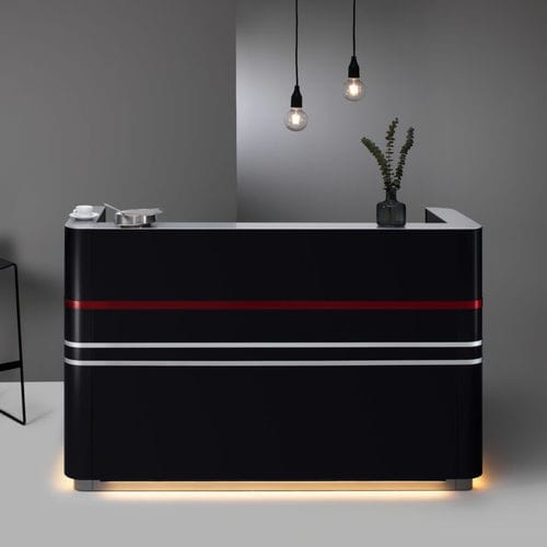 Banque d'accueil en aluminium - COUNTER - Müller - en linoléum